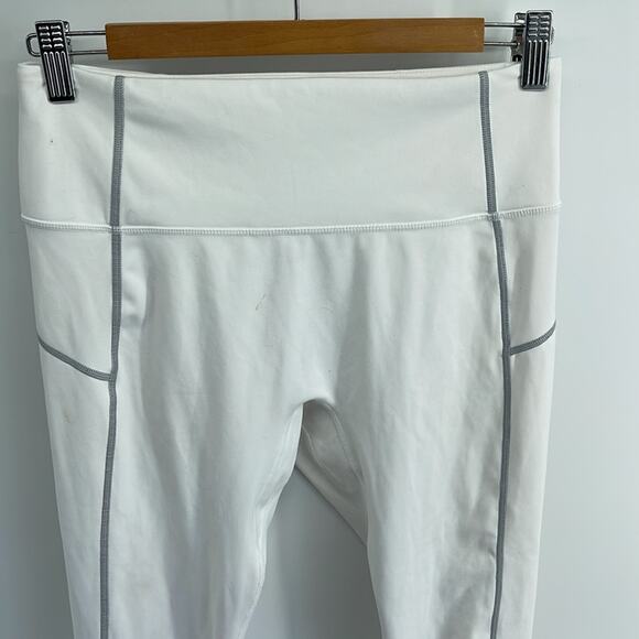 Free People Movement You're A Peach ruched ankle athletic7/8 cropped leggings L - Picture 2 of 7